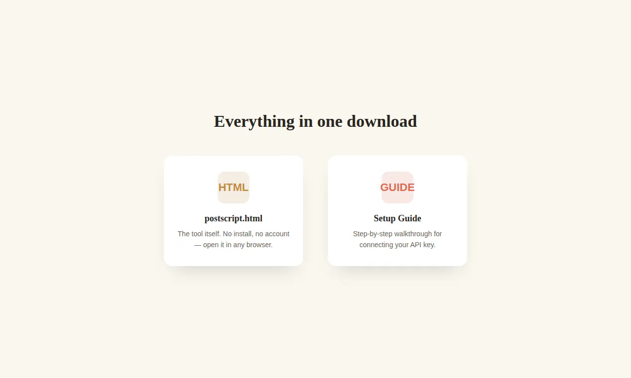 Postscript — Follow-Up Emails  gallery image