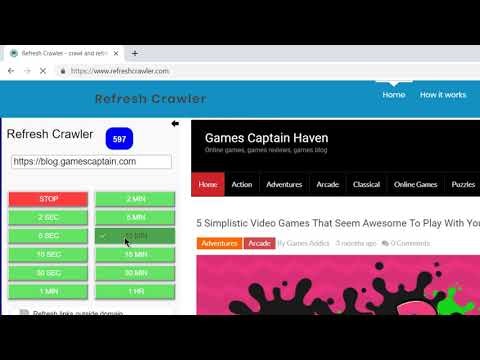 Refresh Crawler - website refresh tool gallery image