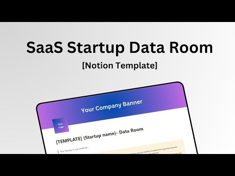 SaaS Startup Virtual Data Room [Notion] gallery image
