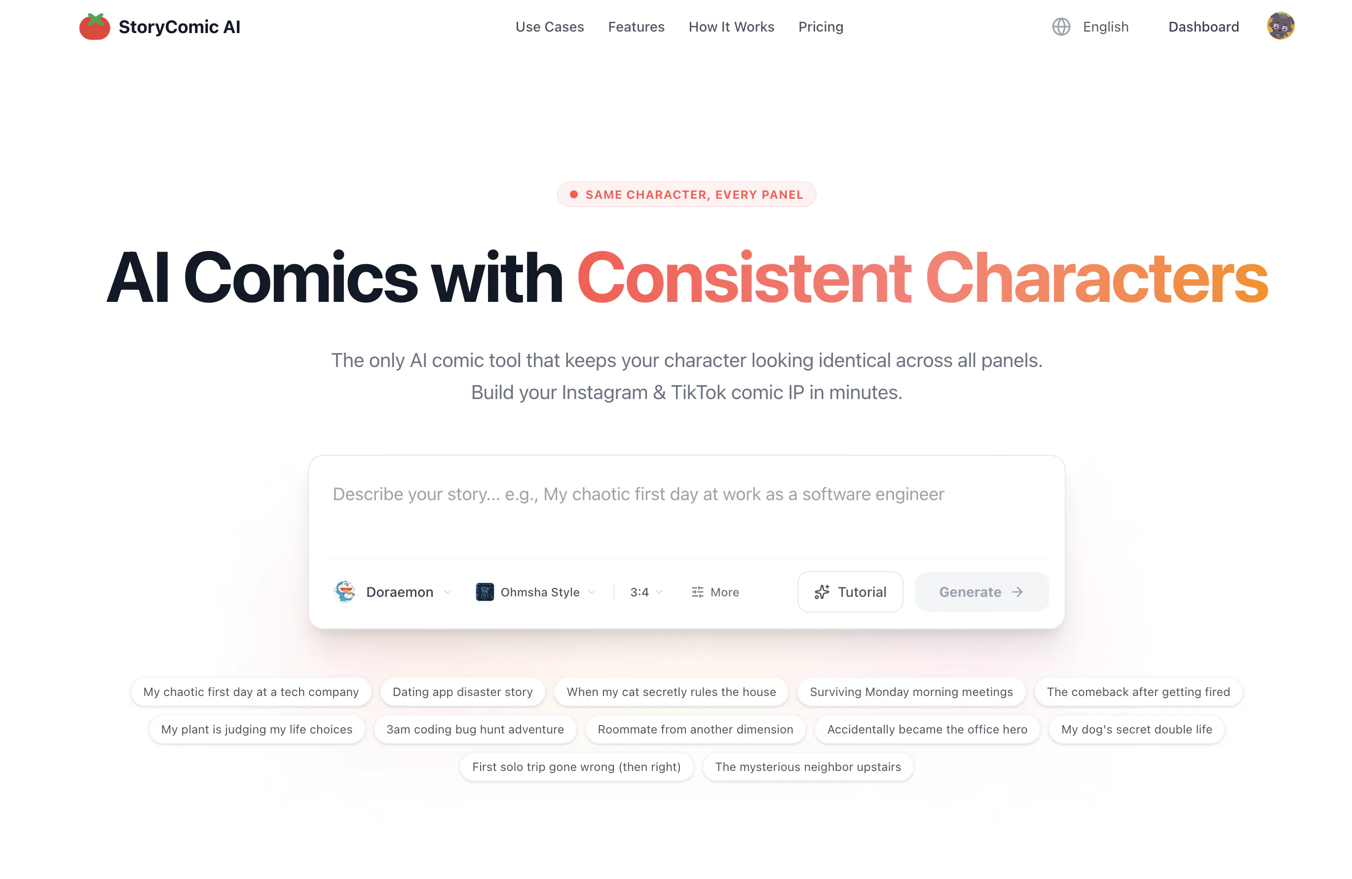 Banner del producto StoryComic AI