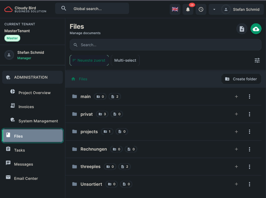 CloudyBird - Main product screenshot demonstrating key features and user interface