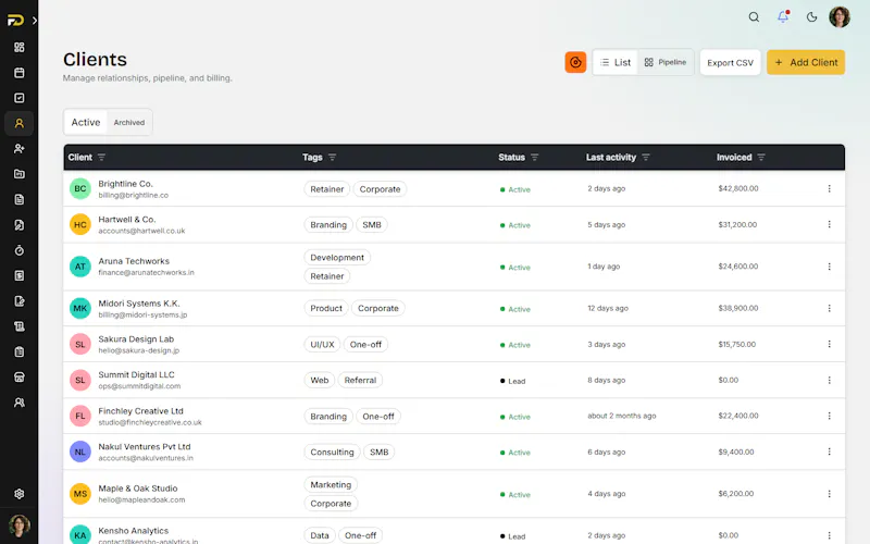 FreelancerDesk screenshot 4