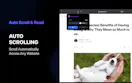 Auto Scroll and Read
