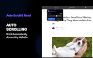 Auto Scroll and Read