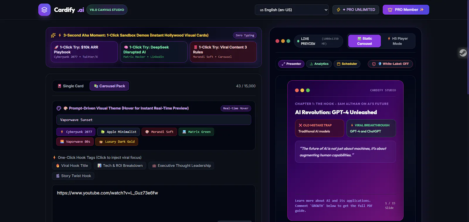 Cardify AI 2.0 screenshot 2