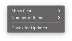Recent Menu gallery image