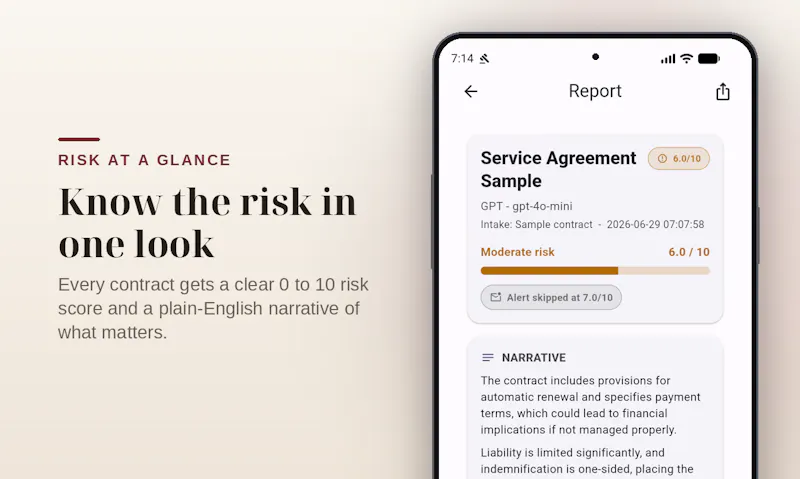 ClauseShift: AI Contract Review screenshot 3