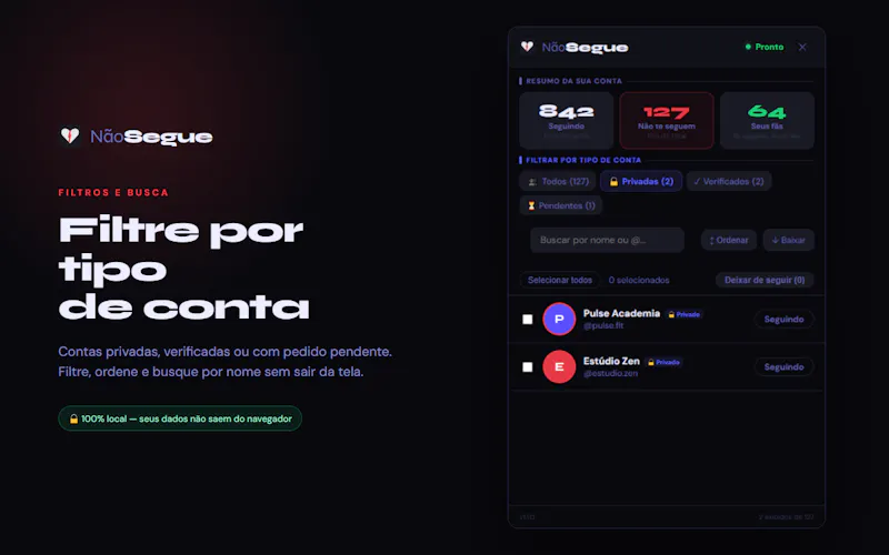 NãoSegue screenshot 1