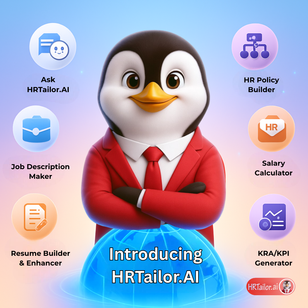 HRTailor.AI - Main screenshot showing features and interface