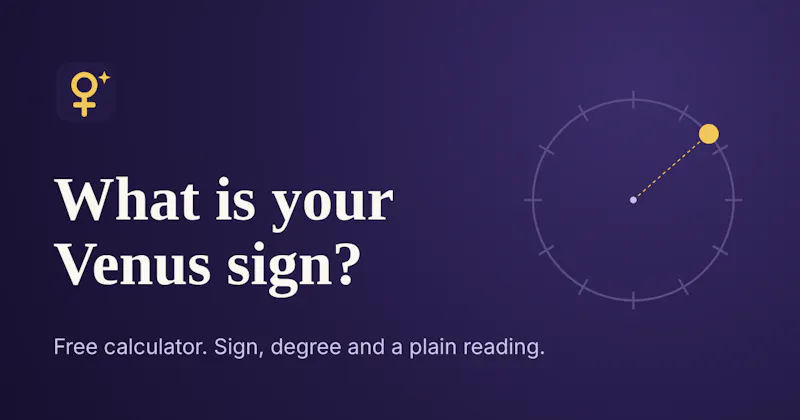 What Is My Venus Sign screenshot 1