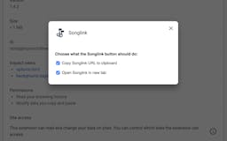 Songlink Chrome Extension media 3