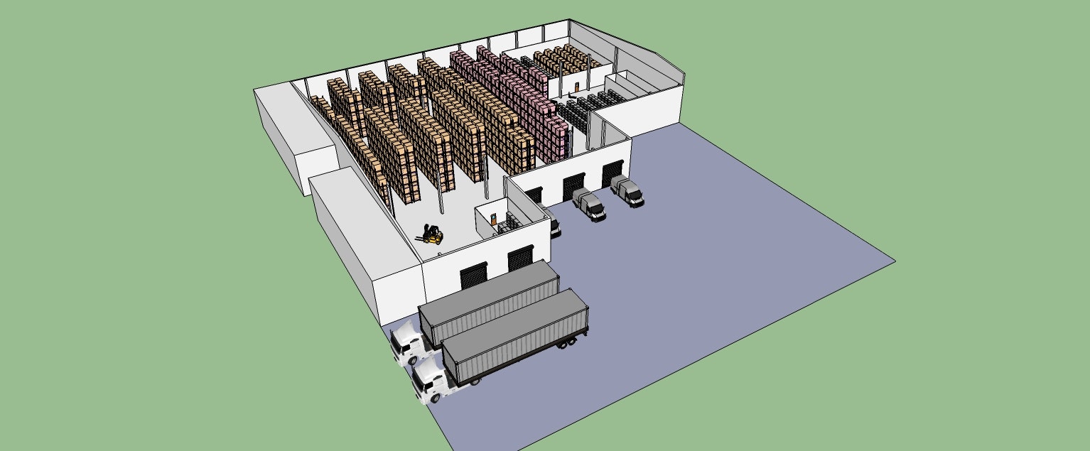 WarehouseBlueprint - Sketchup Extensions เพื่อสร้างเลย์เอาต์ 3 มิติของคลังสินค้าได้อย่างง่ายดาย media 7