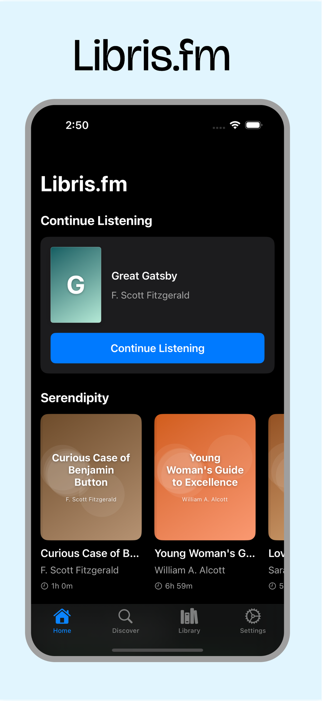 Libris.fm - 10000+ free human narrated audiobooks media 2