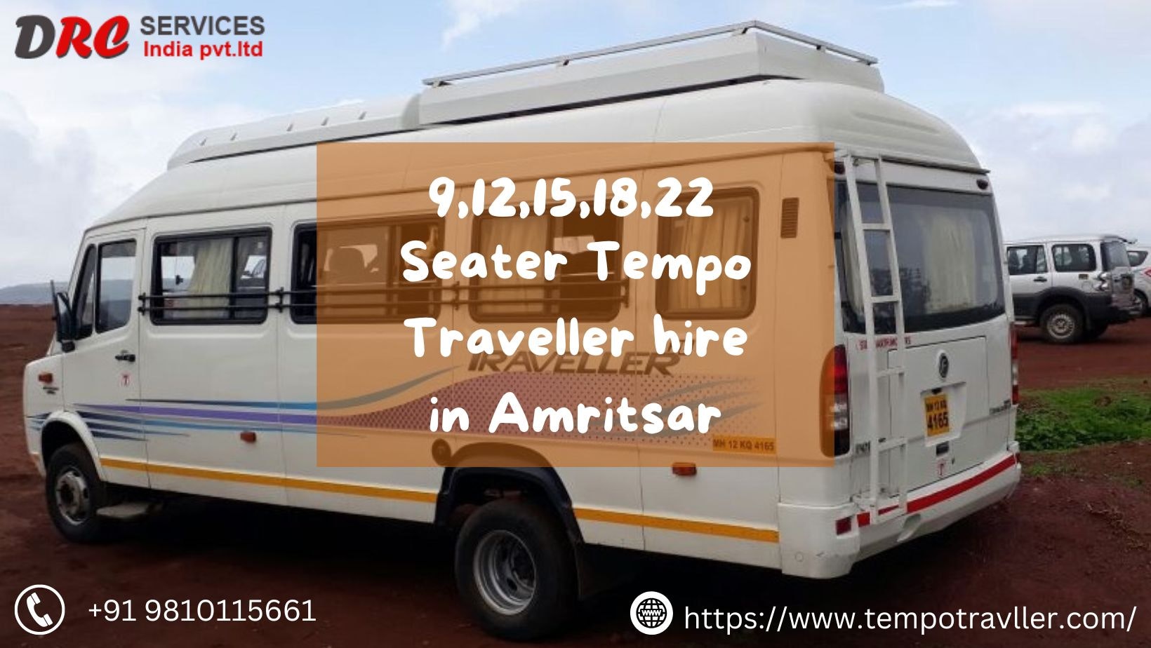 Deluxe Tempo Traveller Hire in Amritsar.