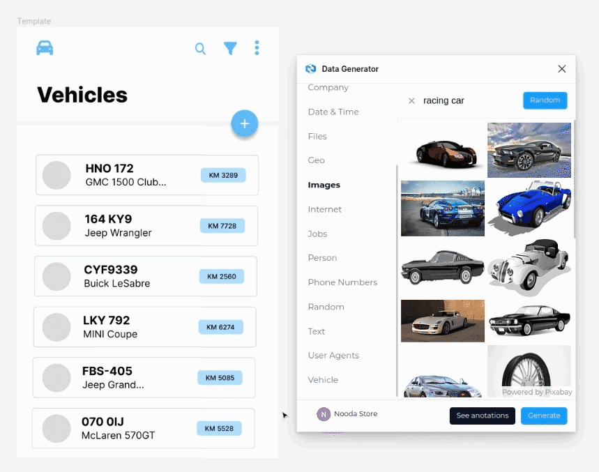 Plugin trình tạo dữ liệu cho figma media 2