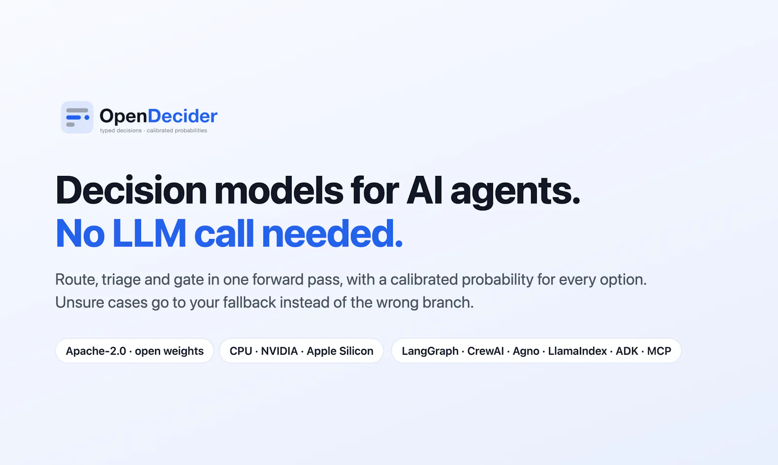 OpenDecider screenshot 1