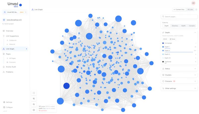 Unveil SEO screenshot 2