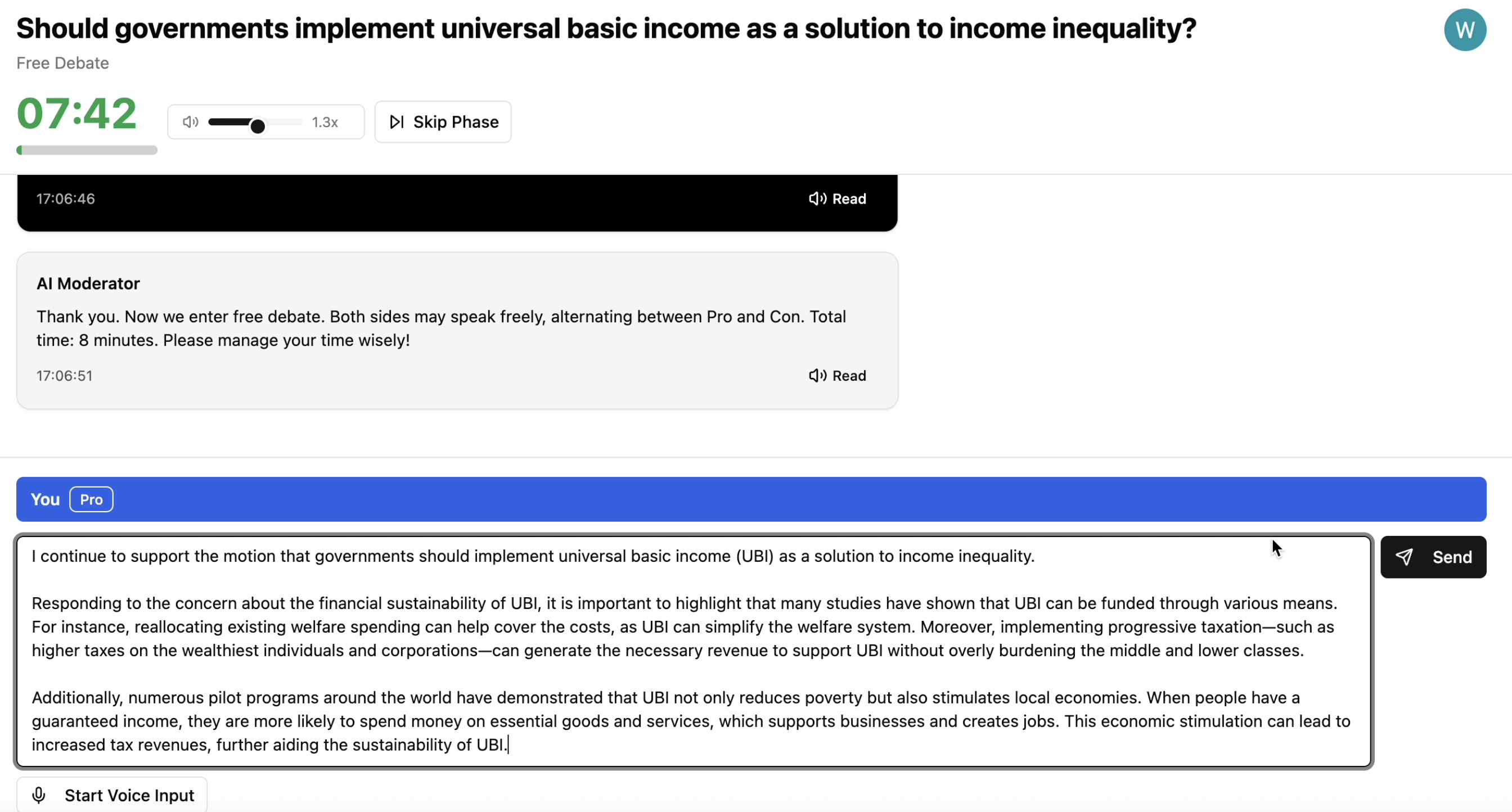 AI Debate Arena - Screenshot 3 preview