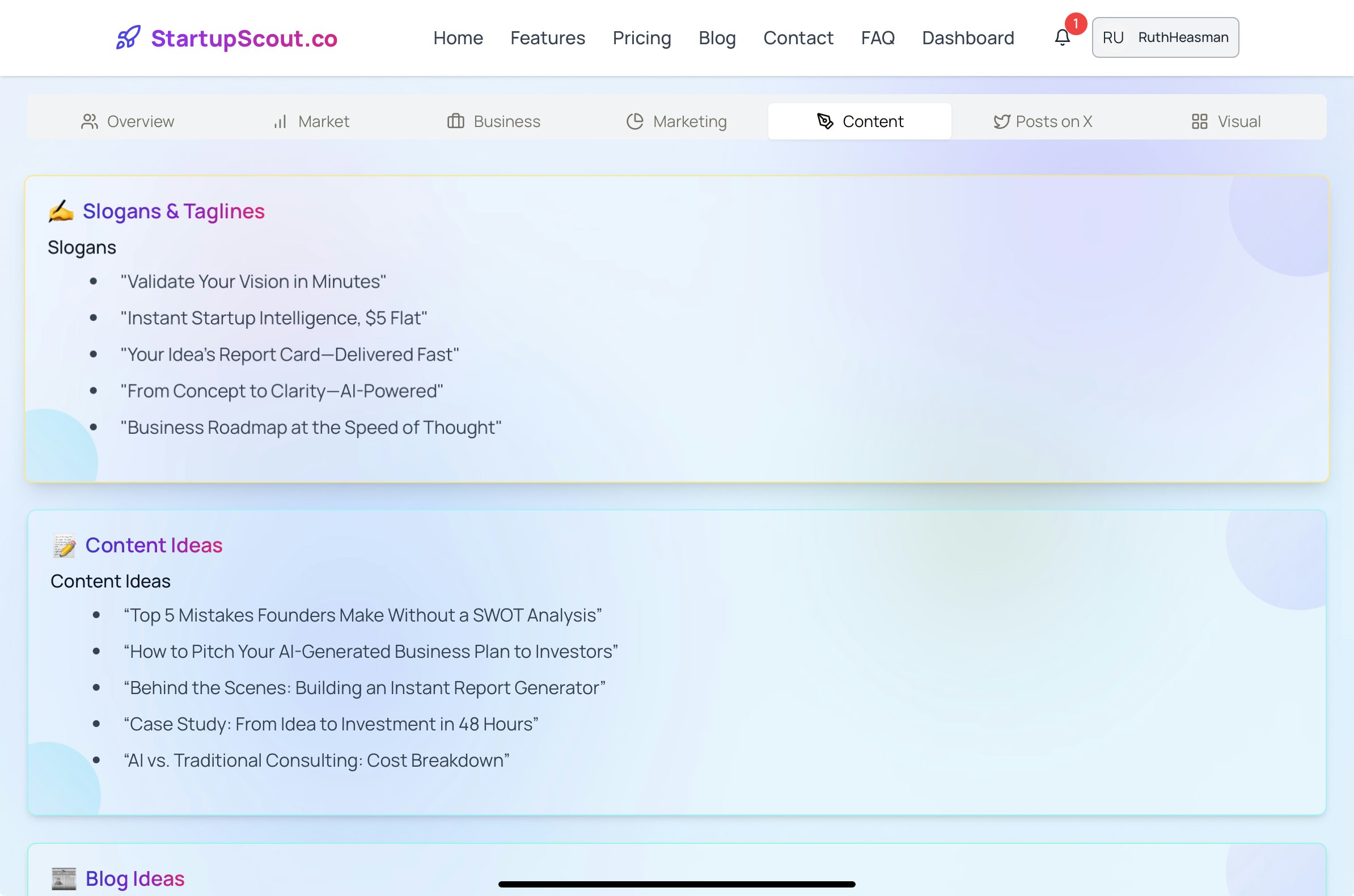 StartupScout.co - ตรวจสอบความคิดเริ่มต้นของคุณภายในไม่ถึง 5 นาที media 3