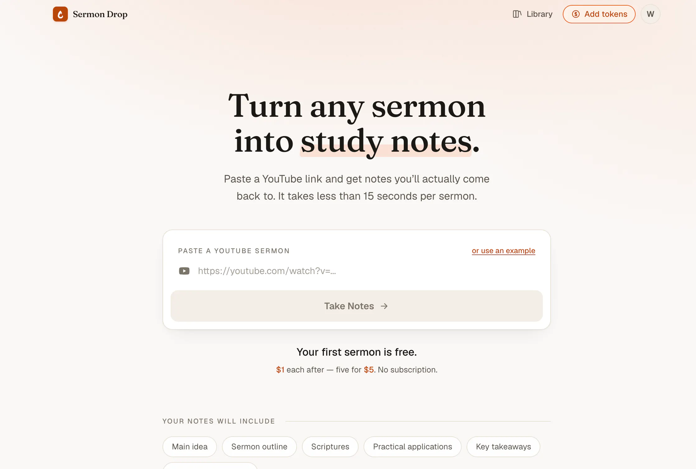 SermonDrop screenshot