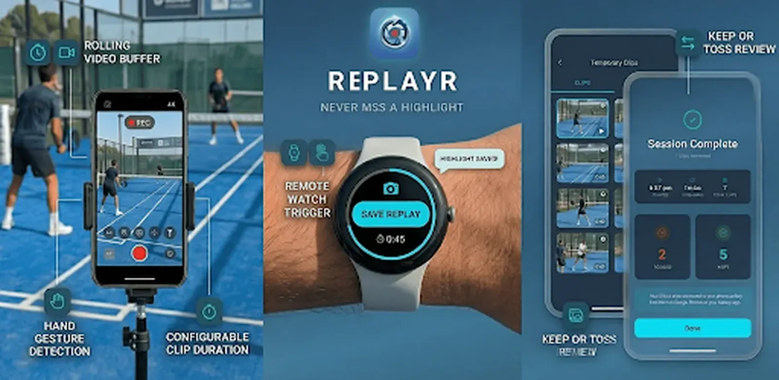 ReplayR: Instant Replay Sports Camera screenshot 1