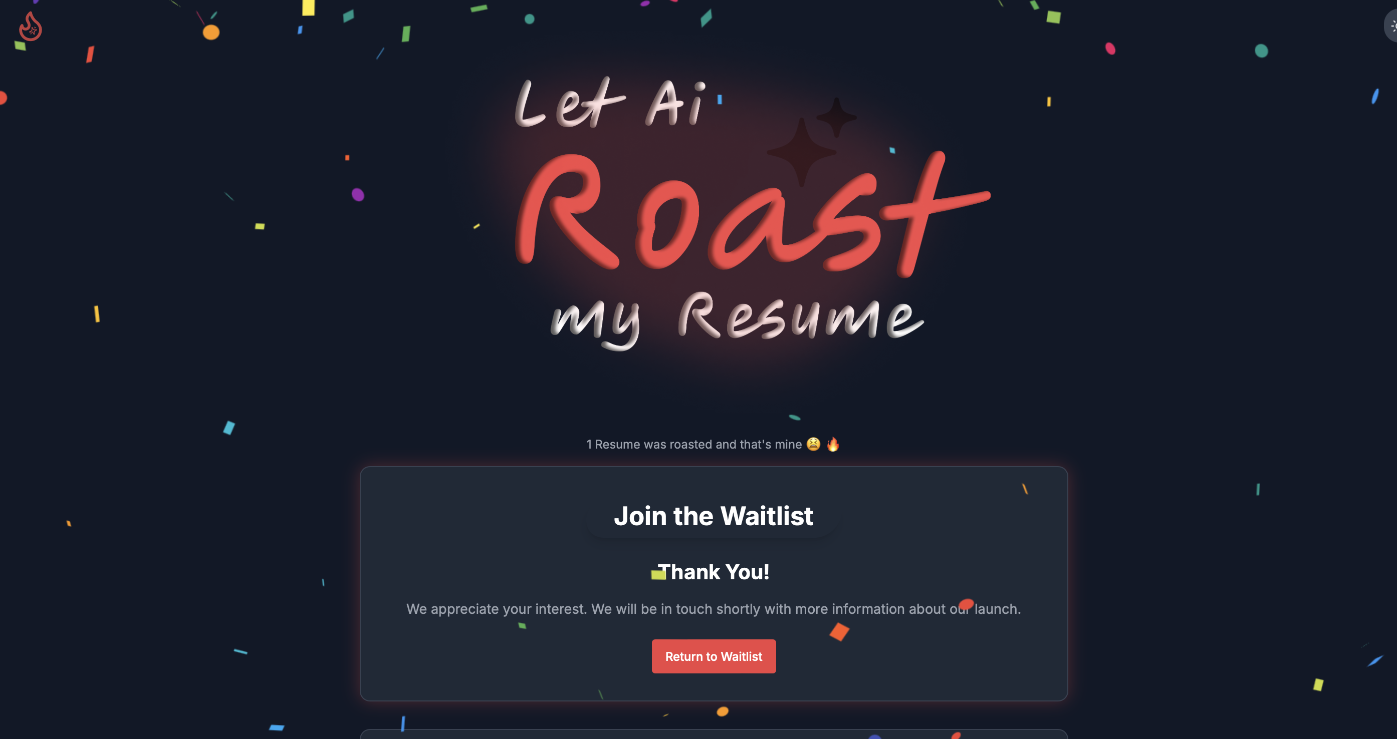 AI Roast My Resume gallery image