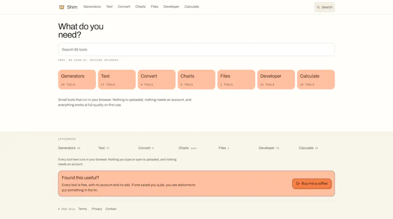 ShimTools screenshot 1