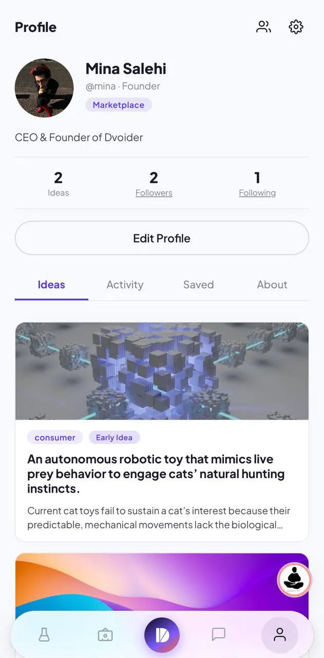 DVOIDER — Where ideas become startups gallery image