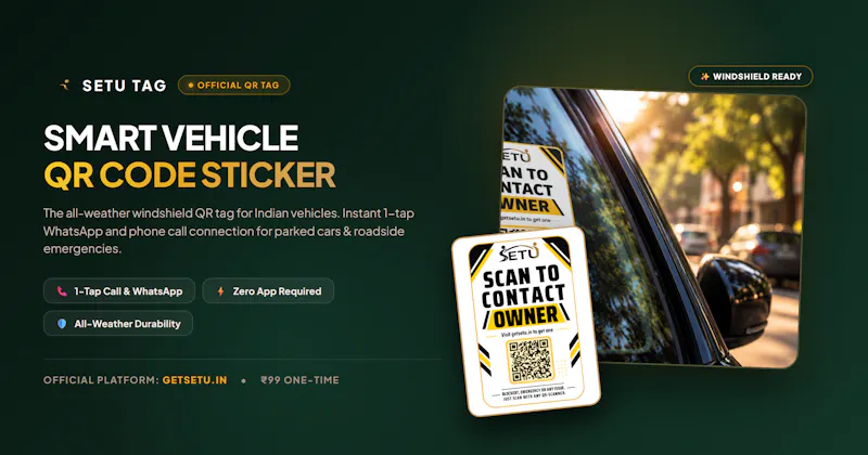 Smart Vehicle Qr Tag - SETU  screenshot 2