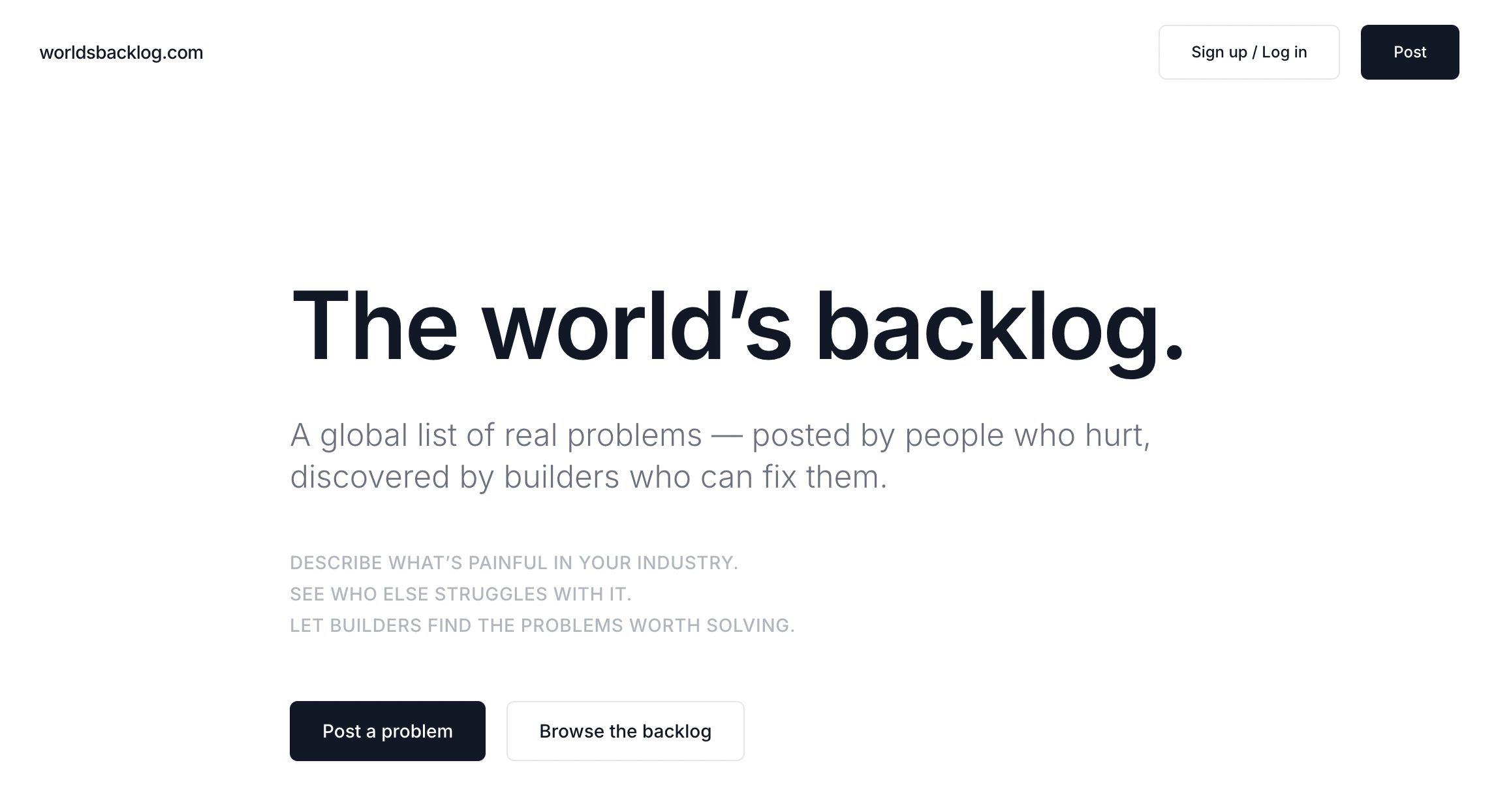 The World's Backlog gallery image