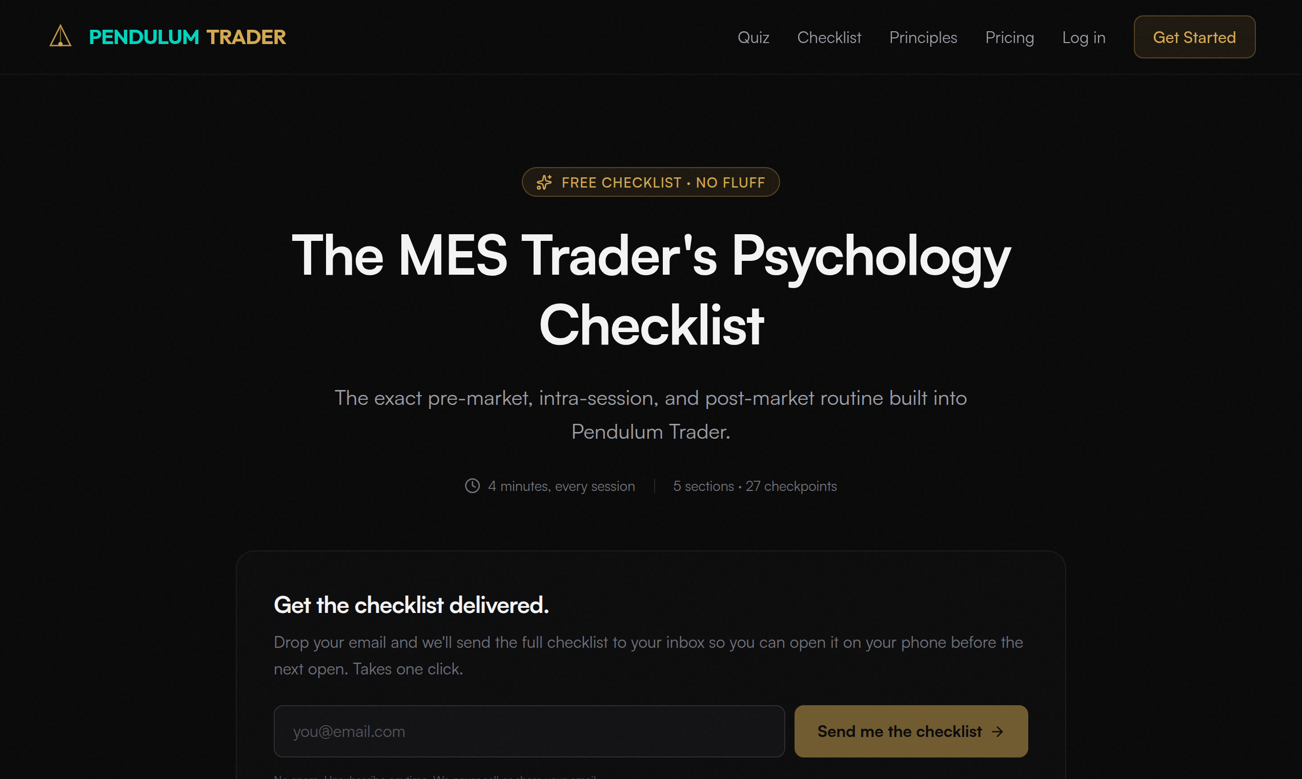 Pendulum Trader gallery image