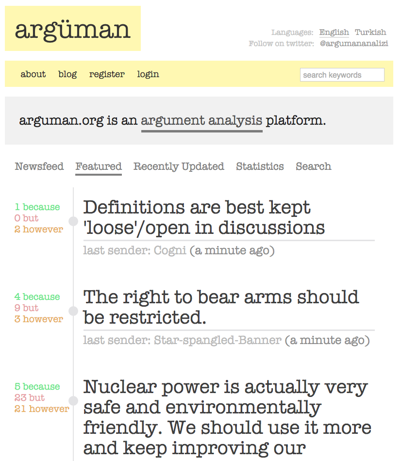 Argument Analysis Platform Image