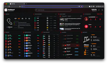 F1X Dashboard - New Tab F1 Tracker gallery image