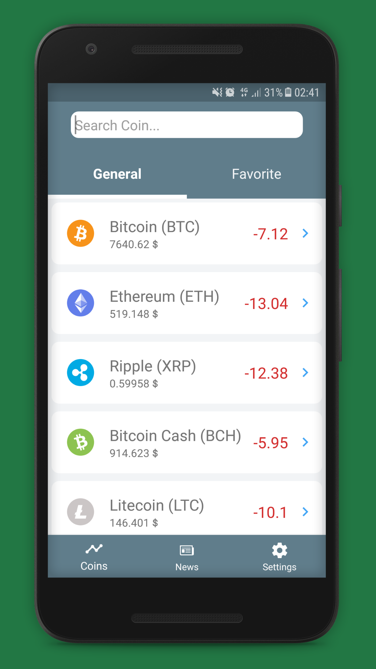 Crypto HQ - SImple app for crypto, stats, news and price alerts gallery image