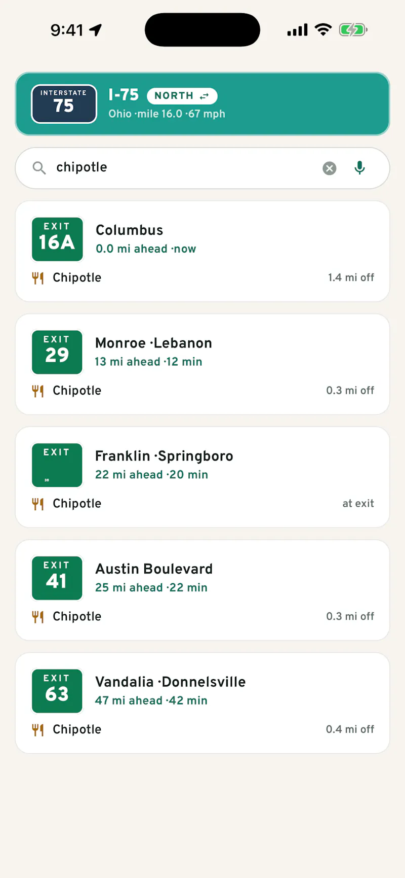Pit Stop — Good stops. Great trips. screenshot 3