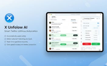 X Unfollow AI – Twitter Unfollow Tool gallery image