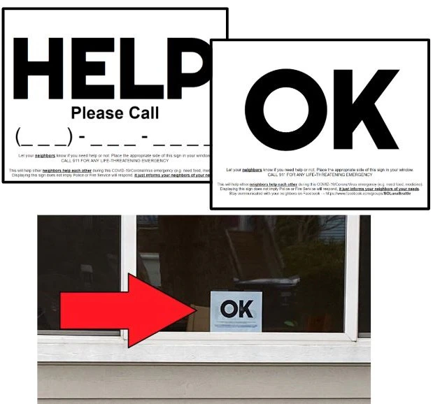 HELP/OK Neighborhood Signal System