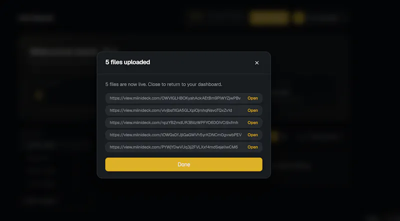 miinideck screenshot 2