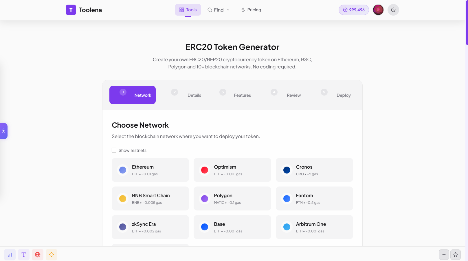 Toolena - Screenshot 4 showing product features and functionality