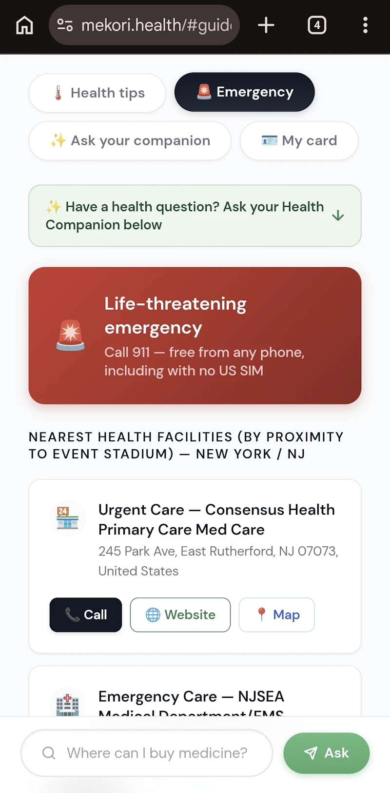 Mekori—Companion for World Cup Travelers screenshot 1