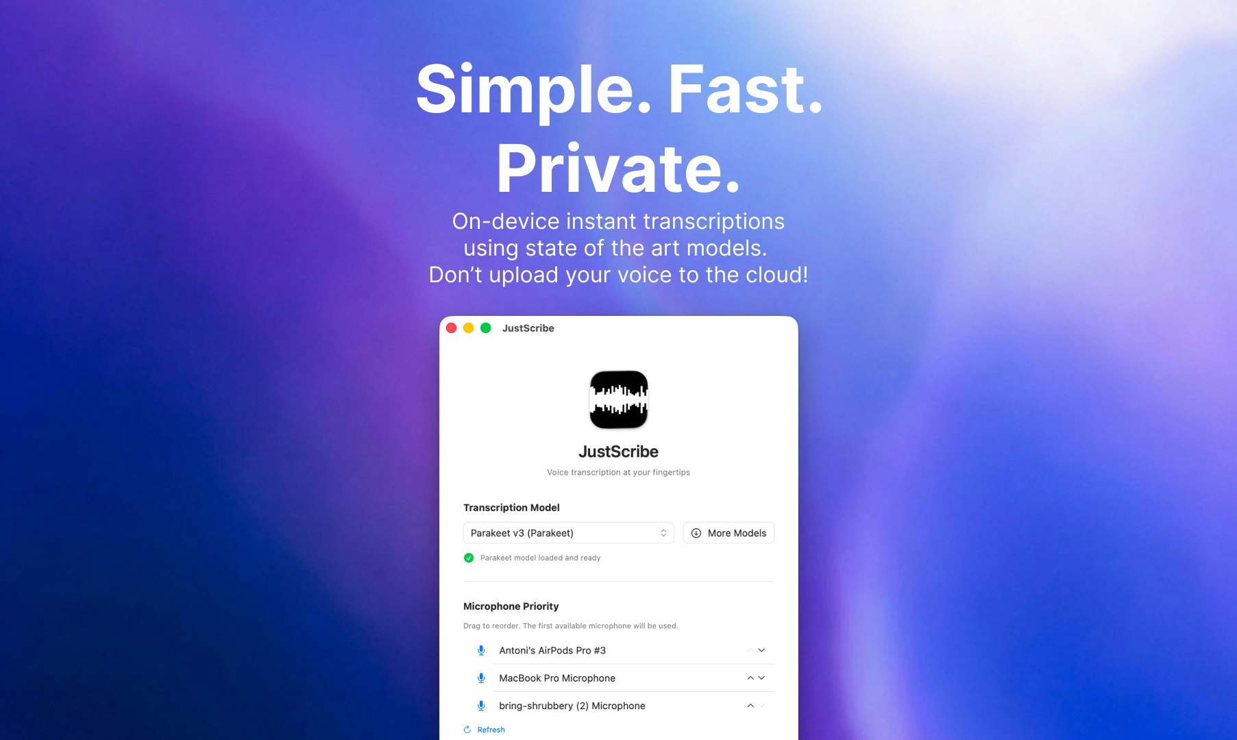 JustScribe gallery image
