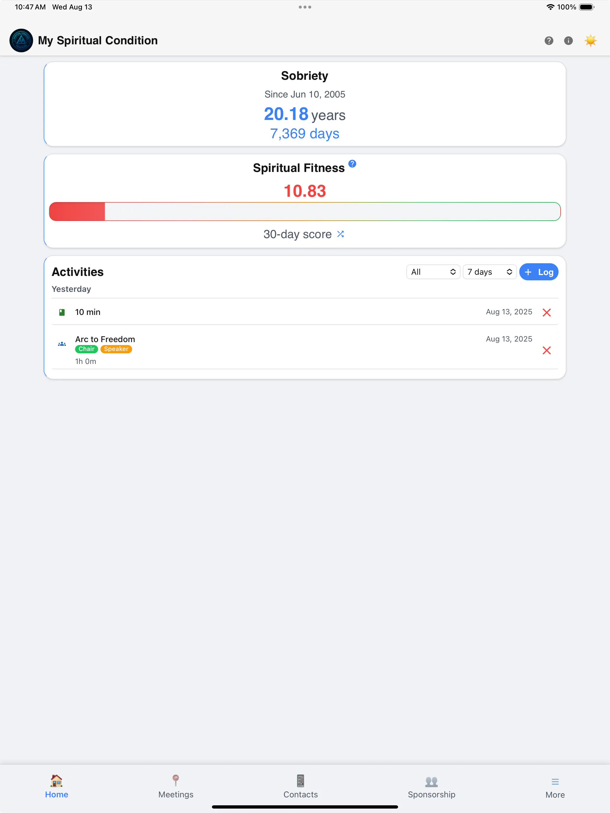Spiritual Condition Tracker gallery image