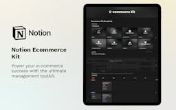 Notion Ecommerce Kit media 1