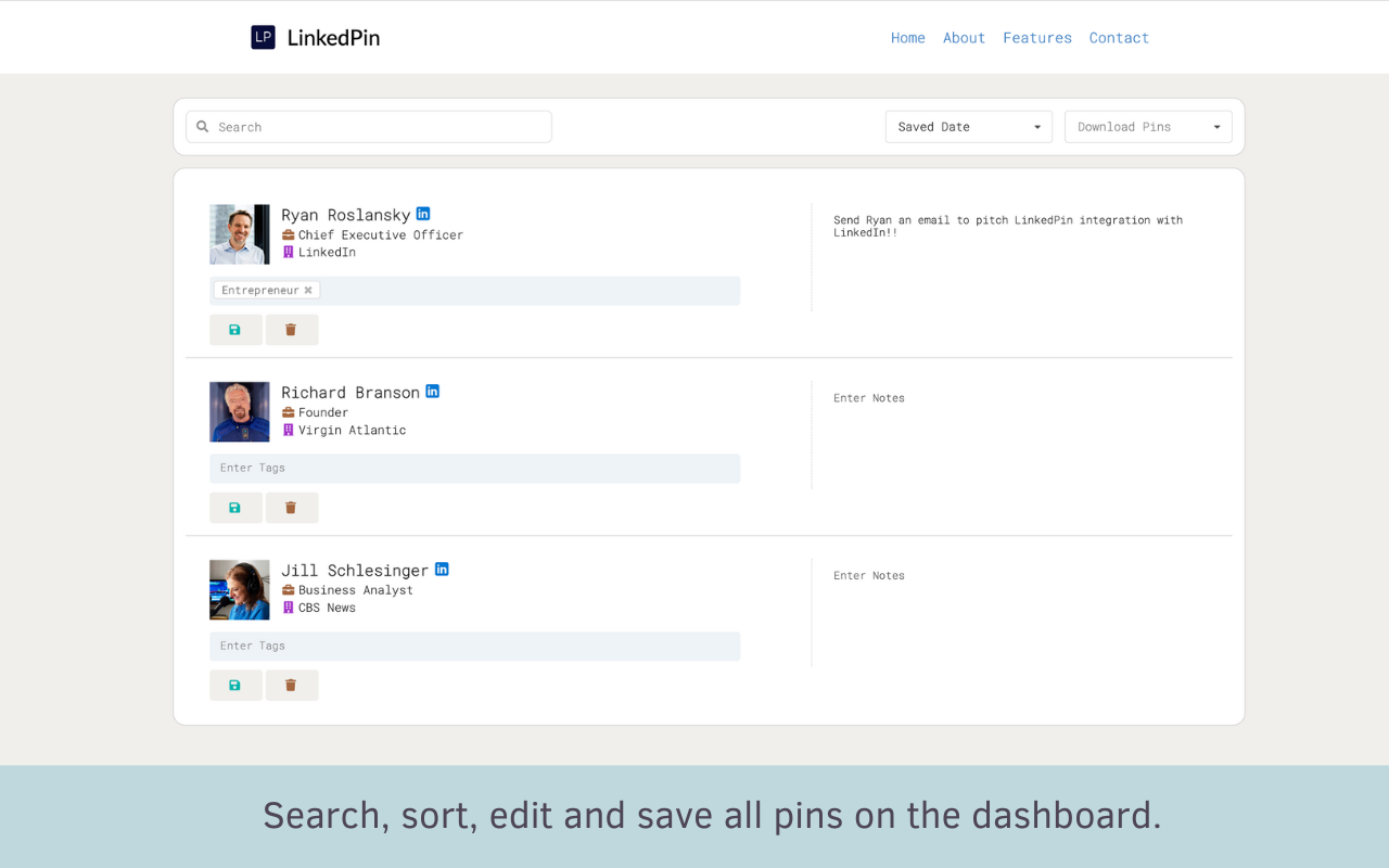LinkedPin - 링크드 인 네트워크를 고정하고 구성하십시오. 미디어 3