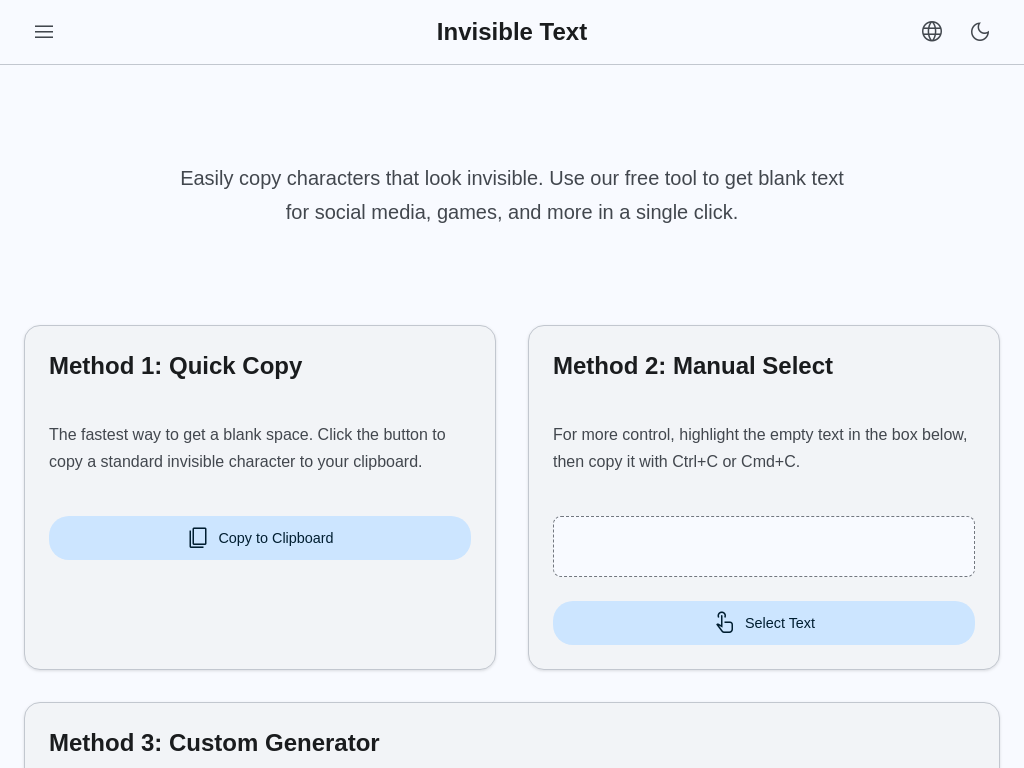 Invisible Text gallery image
