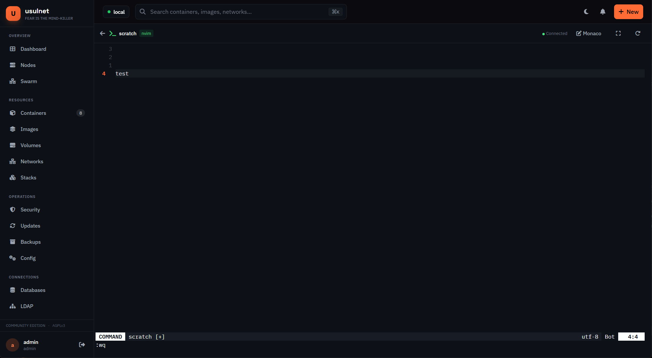 usulnet — DevOps & SysAdmins UI gallery image