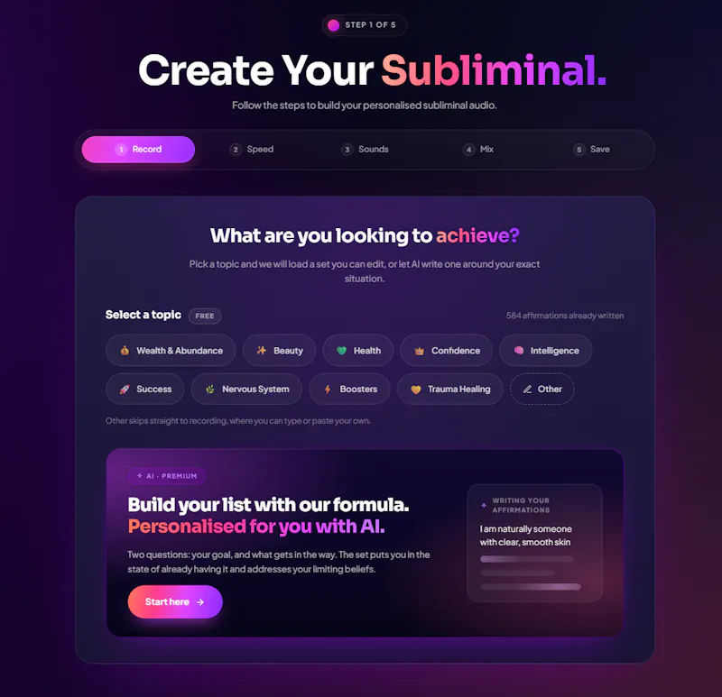 Subliss screenshot 1