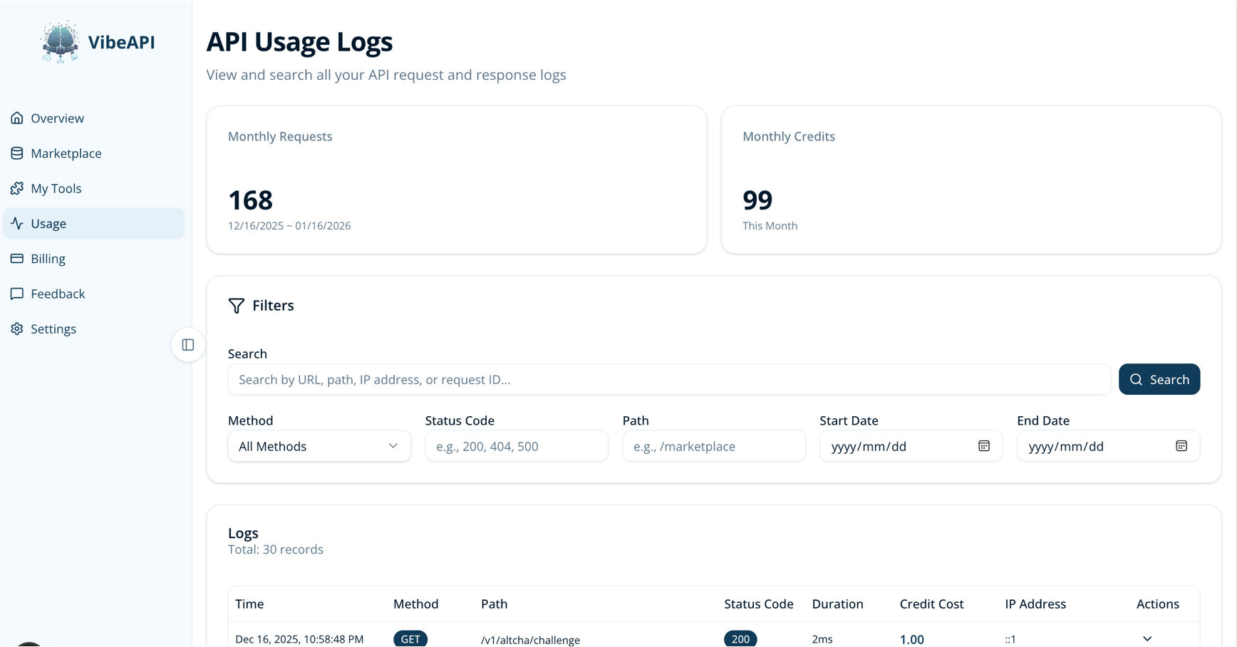 VibeAPI gallery image
