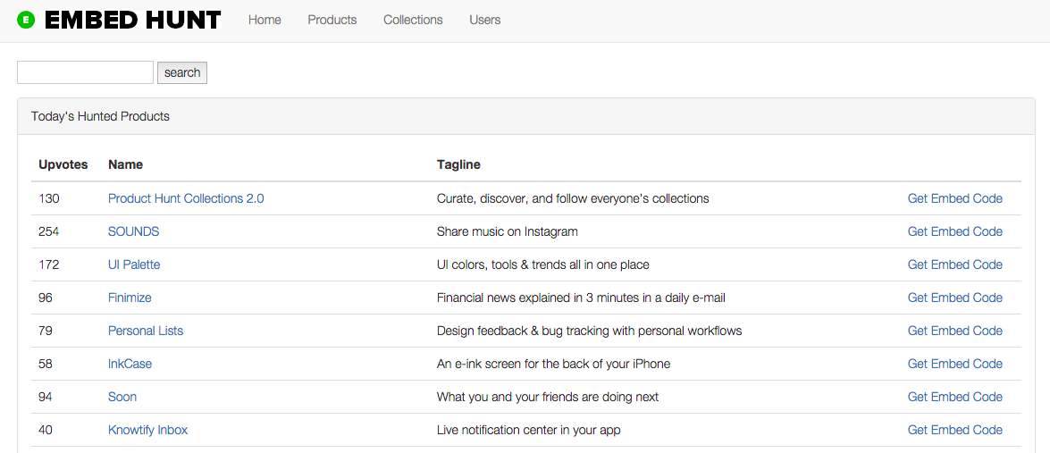 Embed Hunt gallery image