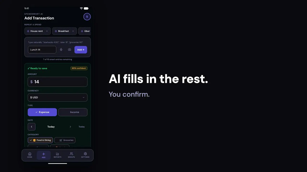 SpendSmart AI gallery image